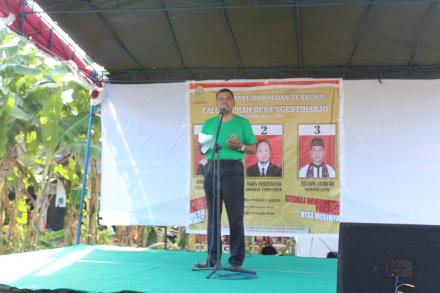 Kampanye Terbuka Lurah Desa Ngestiharjo Hari 1