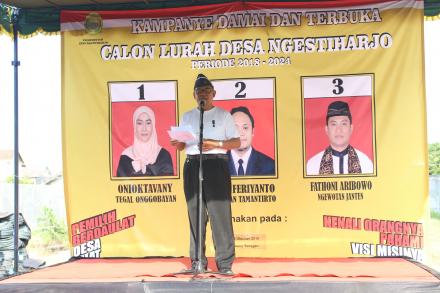 Kampanye Terbuka Lurah Desa Ngestiharjo Hari 2