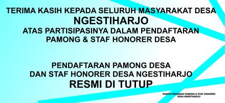 Pendaftaran Pengisian Pamong dan Staf Honorer Ditutup Hari ini