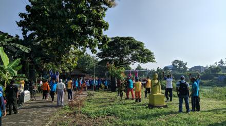 Senam Forkompincam Kasihan di Rawa Kalibayem