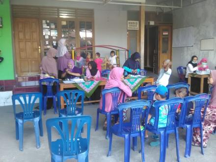 Giat Rutin Pelayanan Posyandu Mawar Pedukuhan III Soragan 