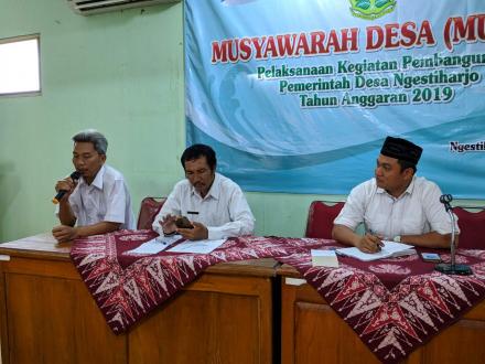 Audiensi TPID Dengan Pemerintah Desa Ngestiharjo