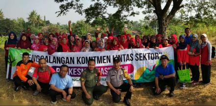 Penggalangan Komitmen Lintas Sektor Puskesmas 2 Kasihan di Bendung Tegal Canden Bantul 