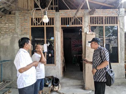 Pengecekan RTLH Pedukuhan Jomegatan dan Sonopakis Kidul 