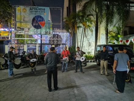 Latihan Korsik Untuk Upacara Bendera 17 Agustus 2019