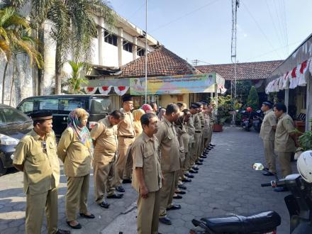 Apel Rutin Senin Pagi Pamong Desa Ngestiharjo