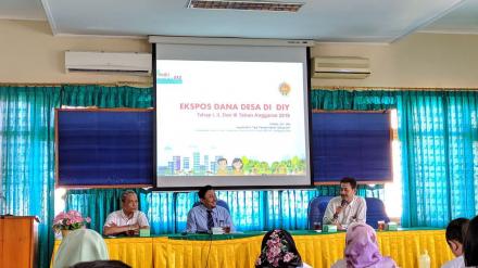 Ekspos Dana Desa Di DIY Tahap I, II, III Tahun 2019