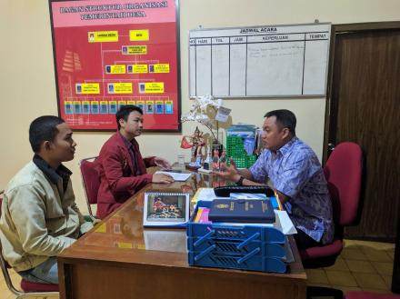 Kunjungan Penelitian Mahasiswa UMY di Desa Ngestiharjo