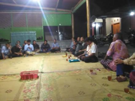 Rapat Pembentukan Pengurus Kampung Ngewotan 
