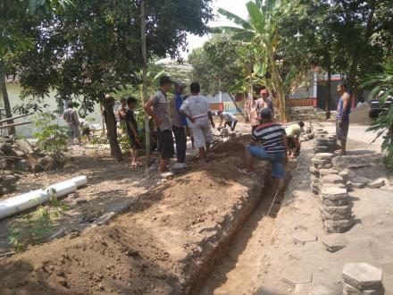 Kegiatan Kerja Bakti Warga RT 05 Onggobayan