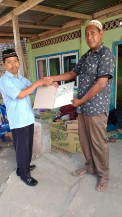 Penyerahan Akte Kematian Alm Daliyo