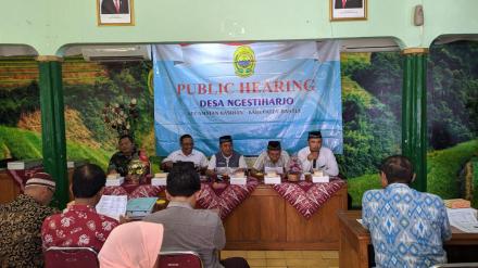 Publik Hearing Raperdes RKPDes Desa Ngestiharjo Tahun 2020