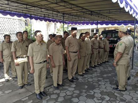 Apel Pagi Pamong Desa Ngestiharjo 