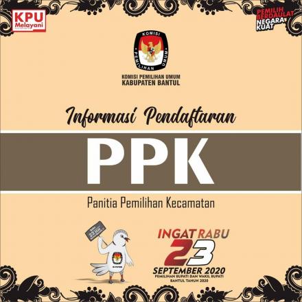 Informasi Lowongan Pendaftaran PPK Kecamatan 