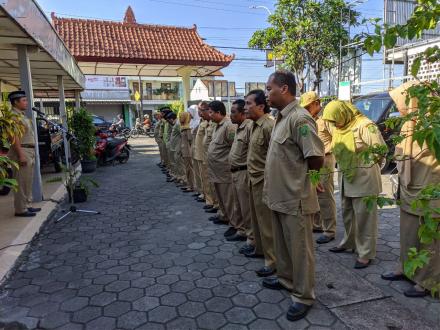 Apel Pagi Pamong Desa Ngestiharjo 