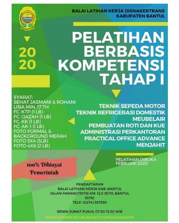 Pelatihan Berbasis Kompetensi 