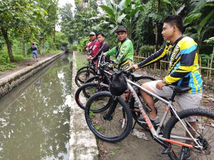 Gowes Bersama Lurah Desa Ngestiharjo 