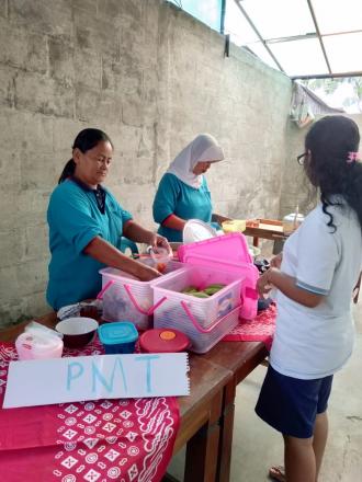 Kunjungan Staf Kemas Kecamatan Kasihan di Posyandu Tanjung 2