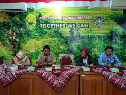 Pertemuan Gapoktan Ngesti Rejeki Desa Ngestiharjo 