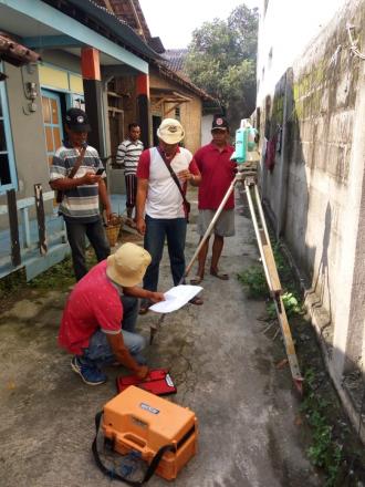 Pengukuran Tanah Pokmas PTSL Pedukuhan Janten Bersama BPN