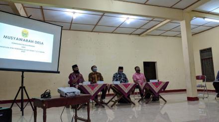 Musyawarah Desa Khusus Penetapan KPM BLT DD 7,8,9