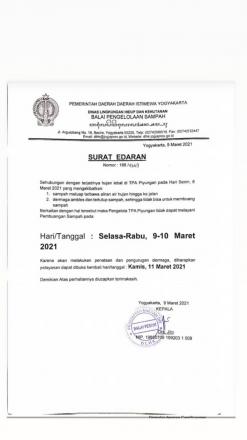 Libur 2 Hari TPS Piyungan 