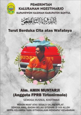 Turut Berduka Cita atas Wafatnya AMIN MUNTARJI