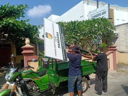 Kerja Bakti di BaseCamp Pandawa