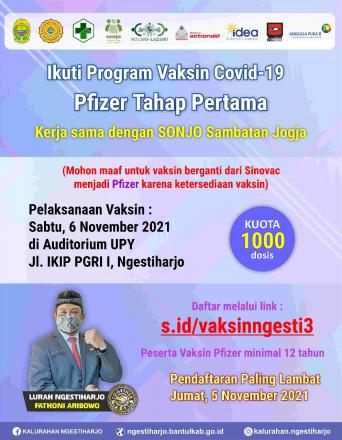 Ikuti Vaksinasi Dosis I 