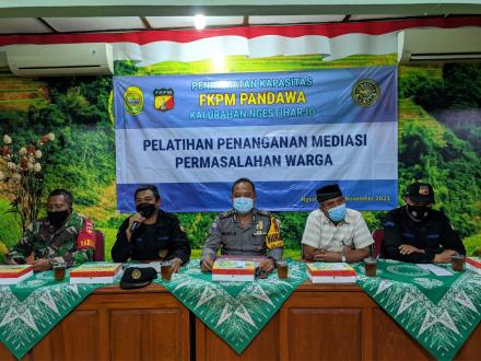 Peningkatan kapasitas FKPM Pandawa Kalurahan Ngestiharjo