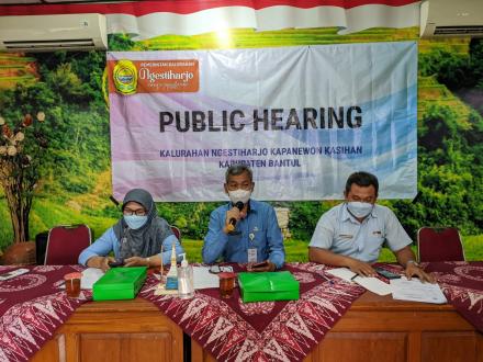 Publik Hearing Raperkal Pertanggung Jawaban APBKal