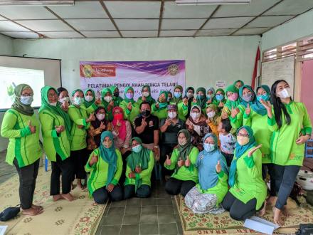Pelatihan Pengelolaan Bunga Telang KWT Ngudi Lestari