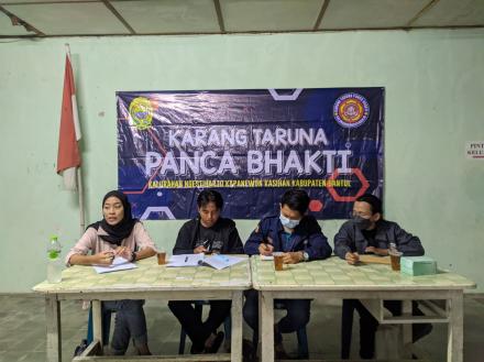 Karang Taruna Ngestiharji bahas Agenda kegiatan