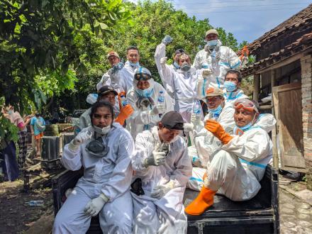 Pemakaman Prokes Warga Kadipiro di Sidokarto Godean Sleman 