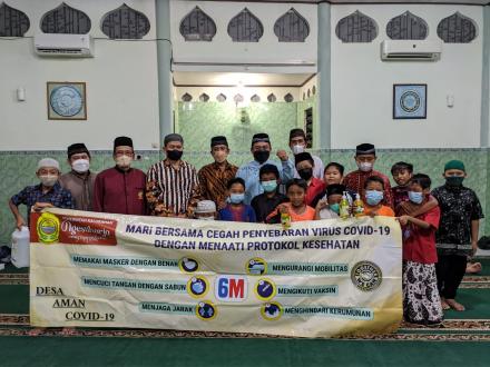 Monitoring Prokes Pelaksanaan Tarawih di Masjid Mujahidin Kwaron