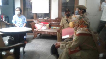 Cek Lokasi oleh BPSDA dan Satpol PP Propinsi D.I.Y