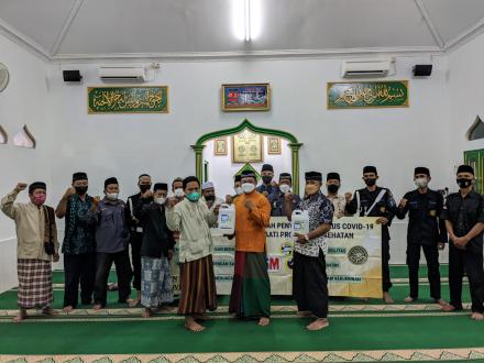 Monitoring Prokes Pelaksanaan Tarawih di Masjid Al Iman Kalibayem 