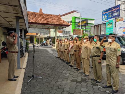 Apel Pagi Pamong Kalurahan Ngestiharjo