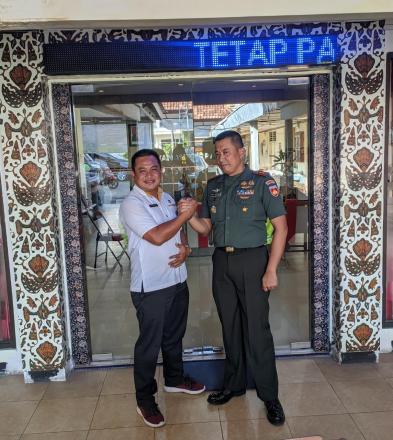 Dandim Bantul Kunjungi Kantor Lurah Ngestiharjo