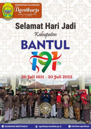 Selamat Hari Jadi Kabupaten Bantul ke 191