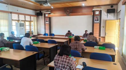 Rapat Koordinasi Rencana pemindahan lokasi Stasiun Curah Hujan 