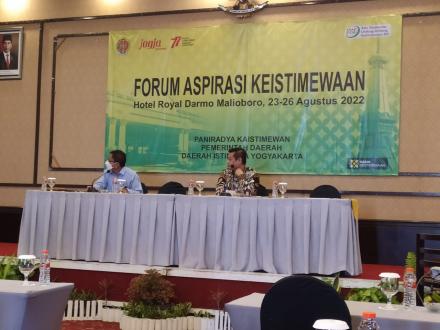 Forum Aspirasi Keistimewaan DIY Tahun 2022