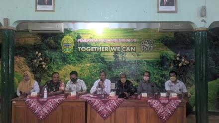 Sosialisasi Pemanfaatan Tanah Kas Kalurahan Ngestiharjo Eks SD Sonosewu