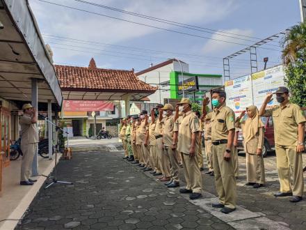 Apel Pagi Pamong Kalurahan Ngestiharjo