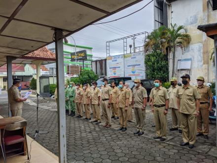 Apel Rutin Pagi Pamong Ngestiharjo