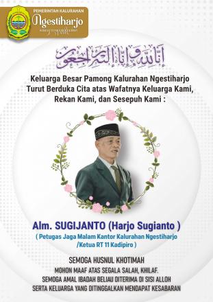 Turut Berduka Cita Atas Meninggalnya Bapak Sugijanto