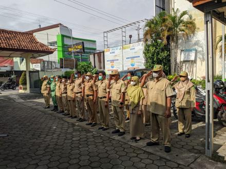 Apel Rutin Pagi Pamong Ngestiharjo