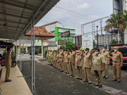 Apel Pagi Pamong Kalurahan Ngestiharjo