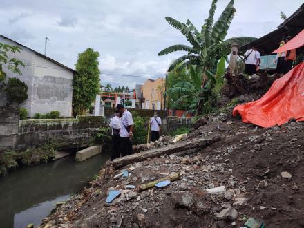 Tinjau Lokasi bersama Dinas PUPKP Bantul