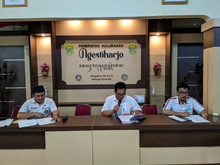  Pembahasan permohonan izin penggunaan tanah Kalurahan untuk pembangunan balai Kalurahan baru